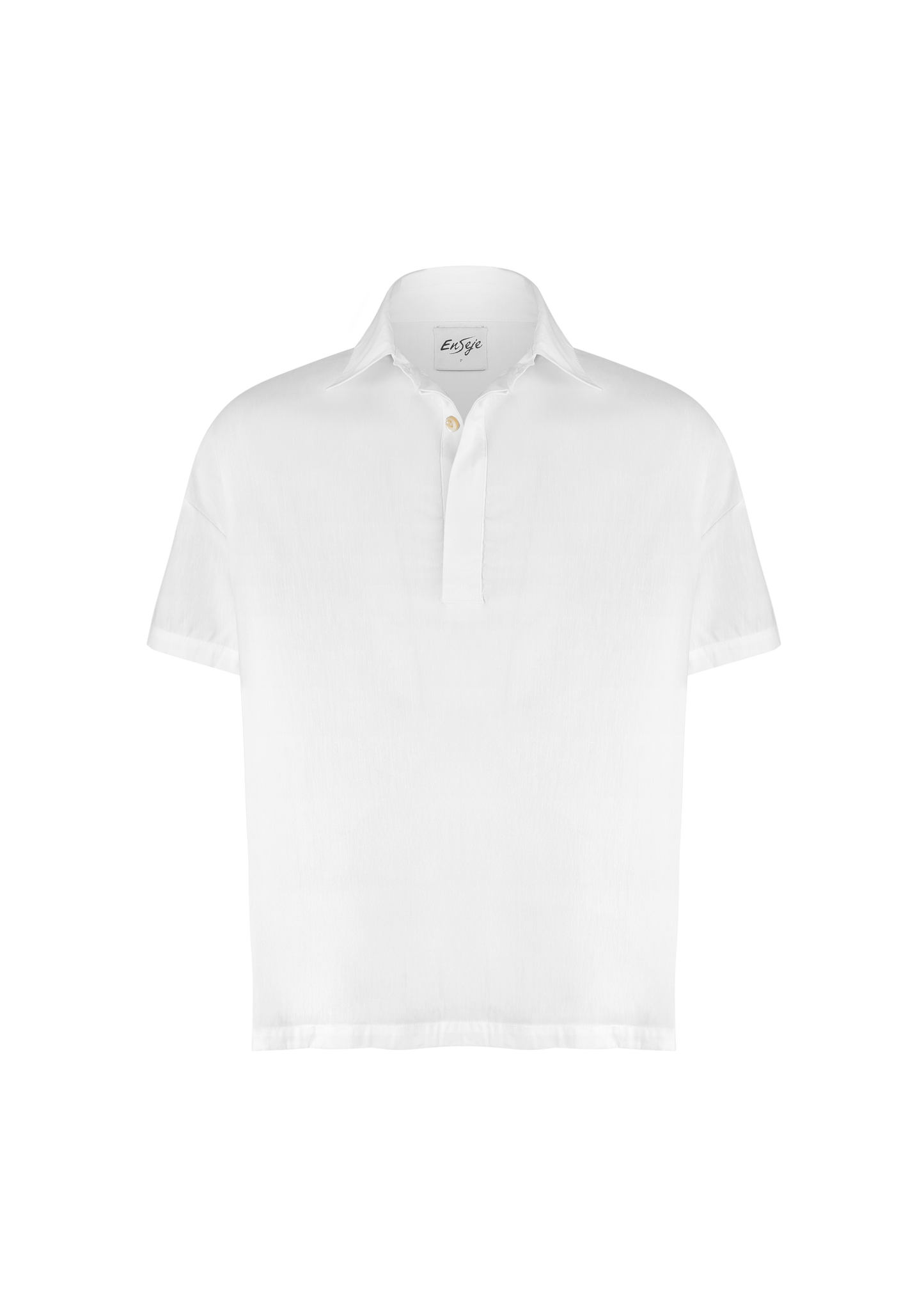 CAMISA POLO ENSEJE | BRANCA
