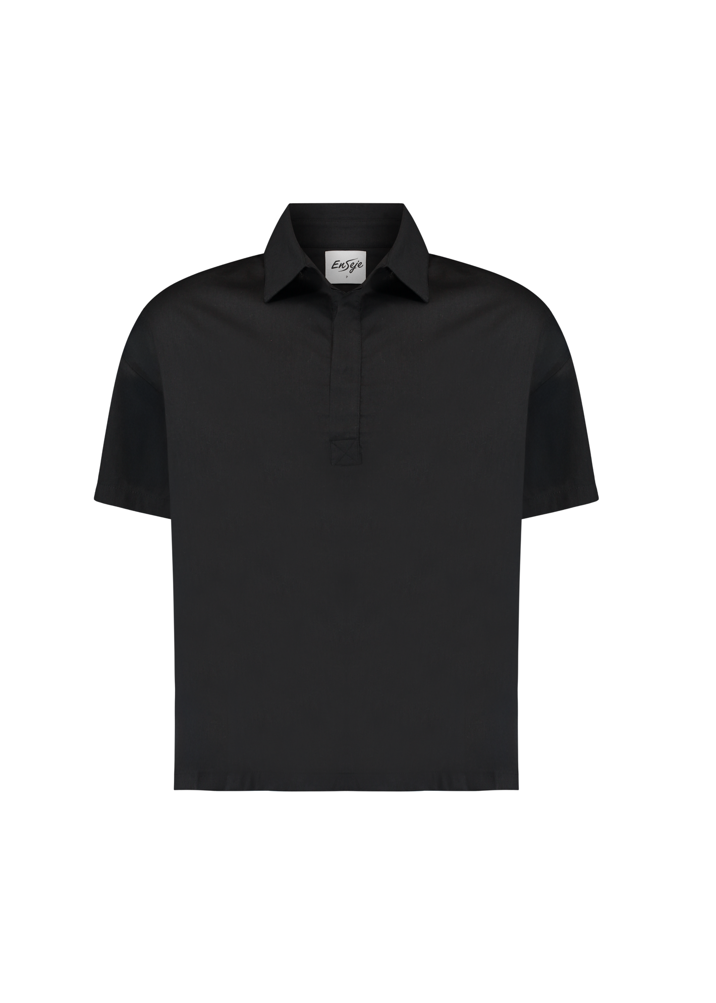 CAMISA POLO ENSEJE | PRETA