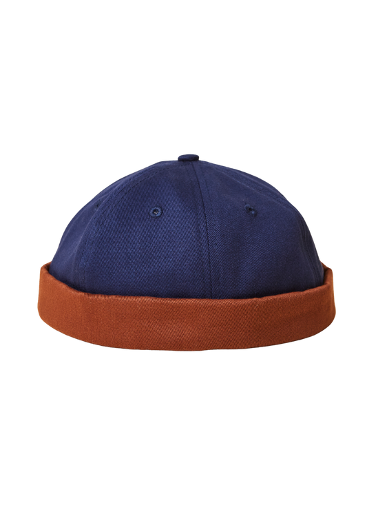 GORRO ESTIVA | AZUL MARINHO E MARROM