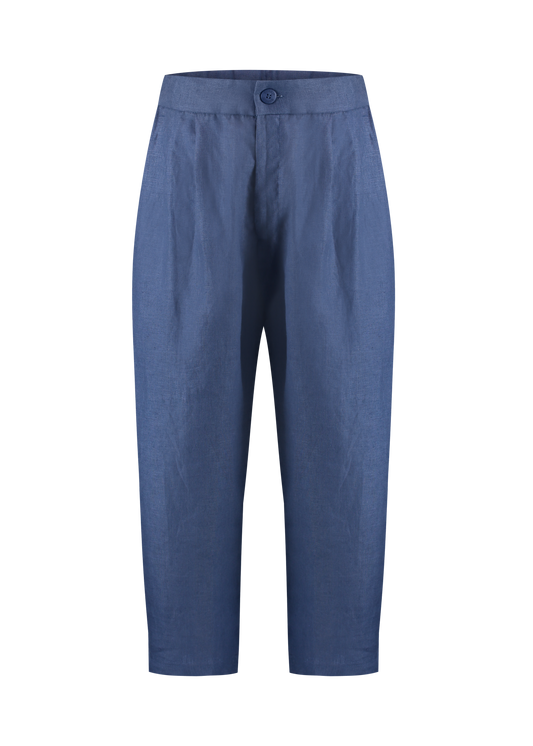 CALÇA  IJUÍ - 100% LINHO | AZUL ÍNDIGO