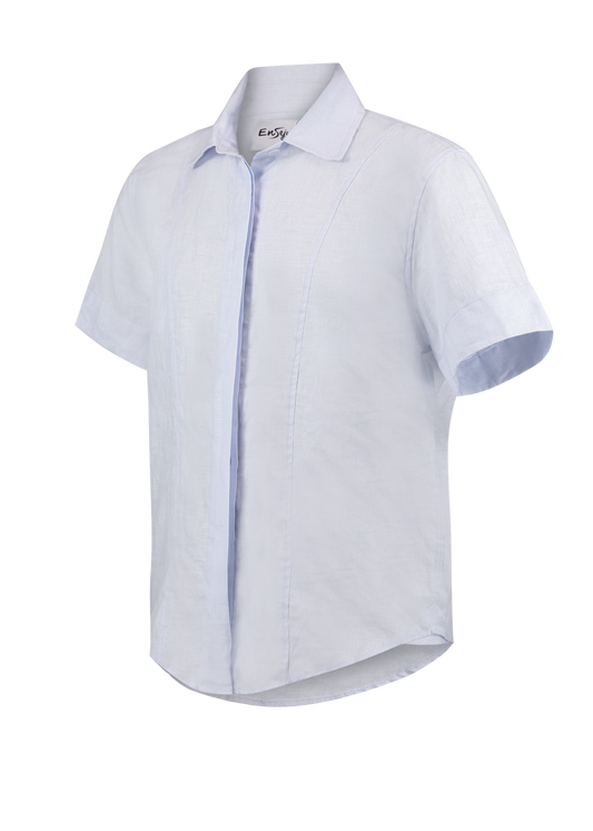 CAMISA IJUÍ - 100% LINHO| AZUL CLARO