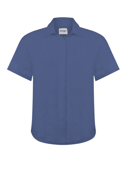 CONJUNTO IJUÍ | CAMISA E CALÇA AZUL ÍNDIGO
